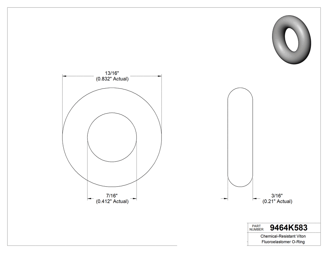 Technical drawing - 9464K583